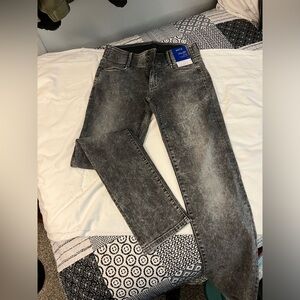 Black wash out jeans